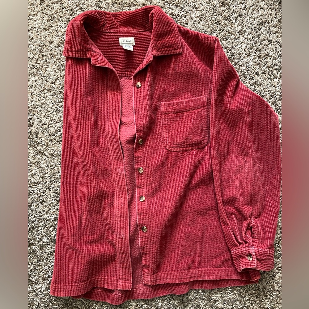 Vintage corduroy L.L. Bean button up.